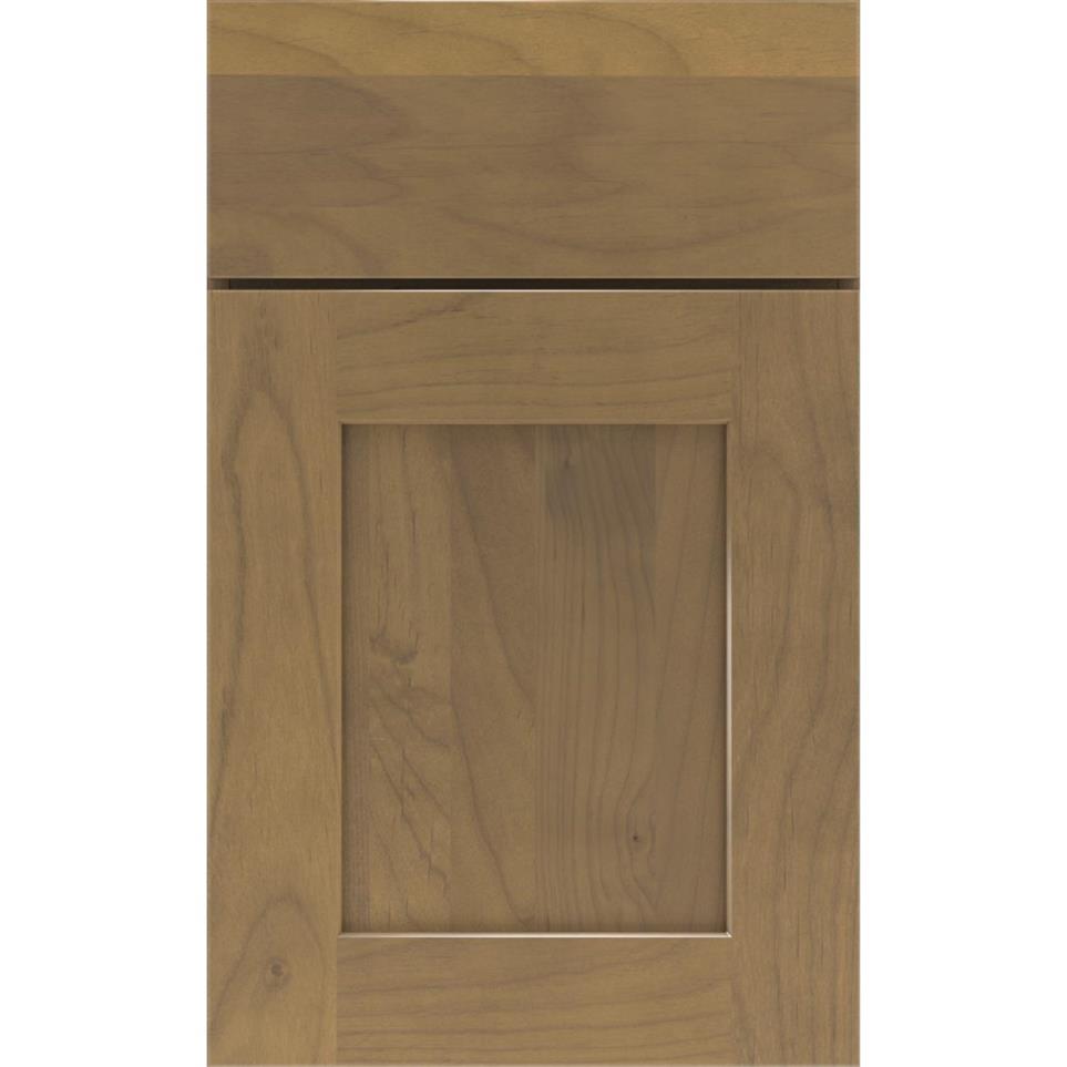 Square Buckskin Medium Finish Square Cabinets