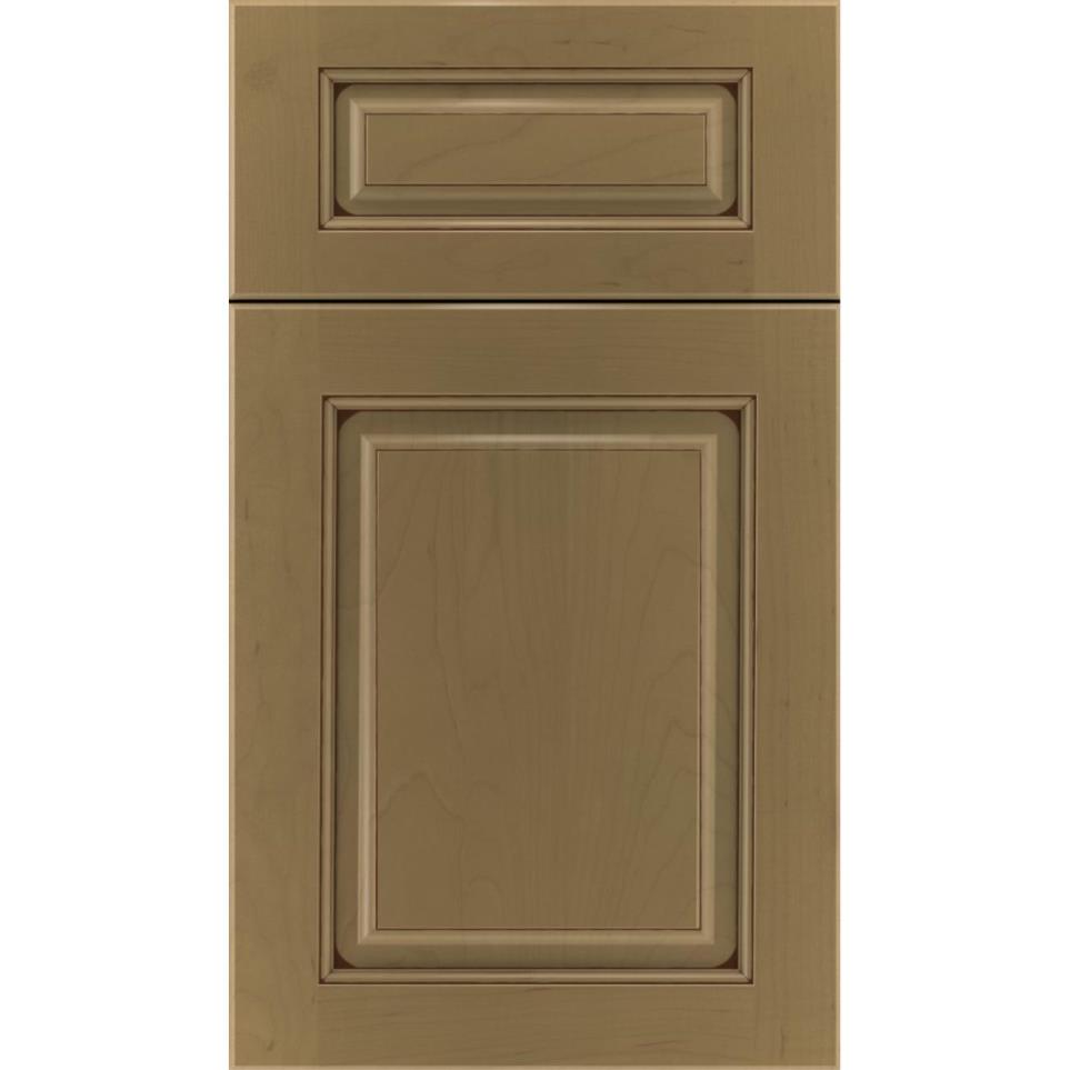 Square Frappe Mocha Glaze Glaze - Stain Square Cabinets