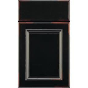 Square Black Canyon Medium Finish Square Cabinets