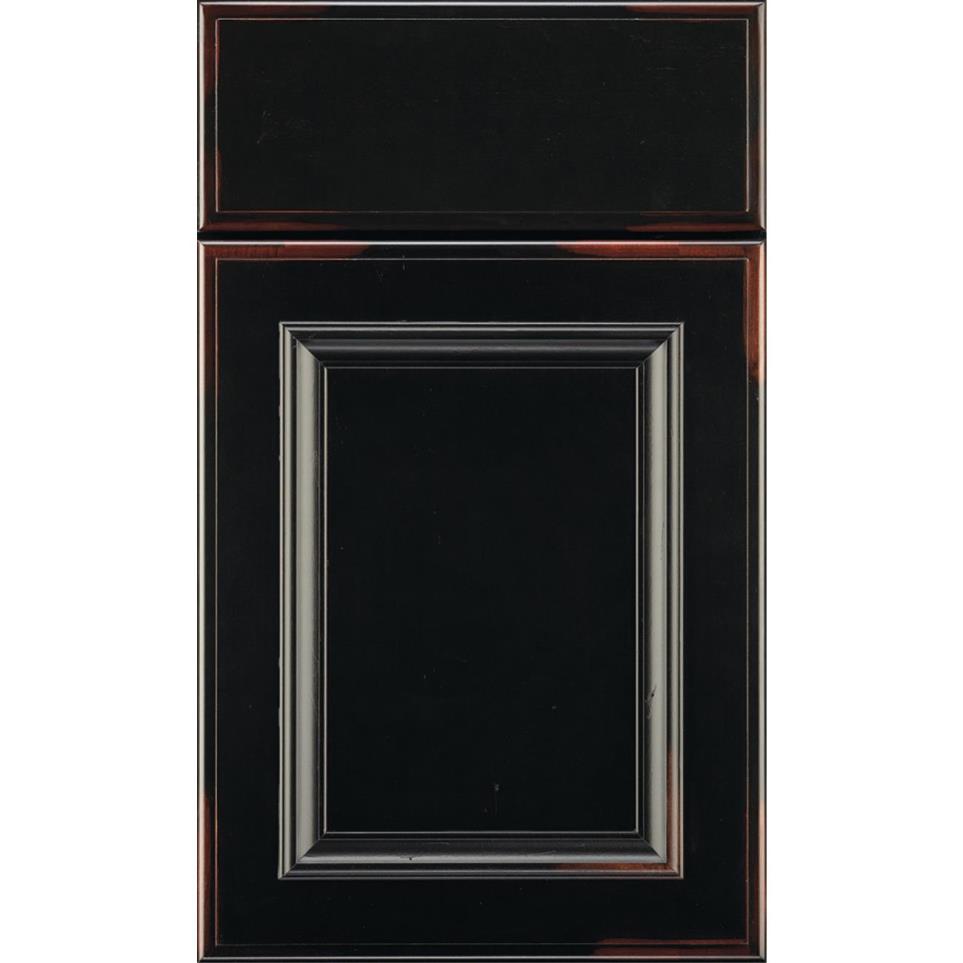 Square Black Canyon Medium Finish Square Cabinets