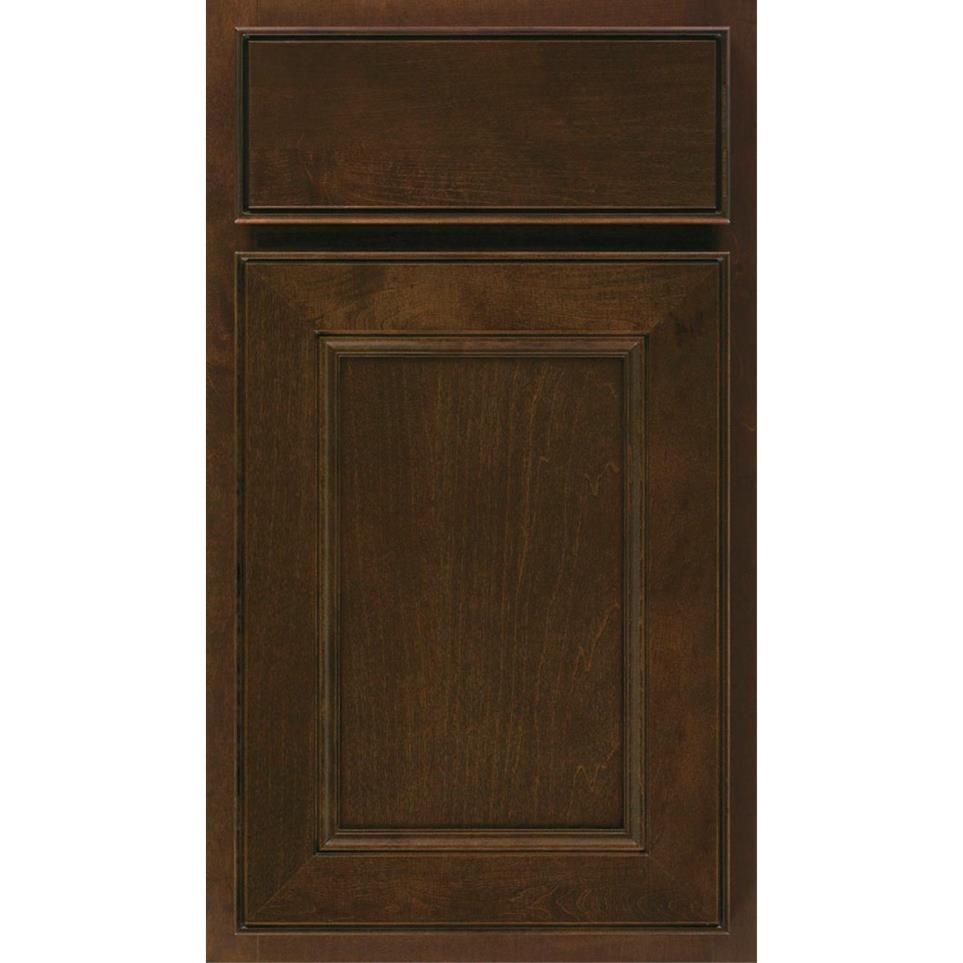 Square Umber Dark Finish Square Cabinets
