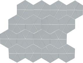 Mosaic Desert Gray Glossy Gray Tile