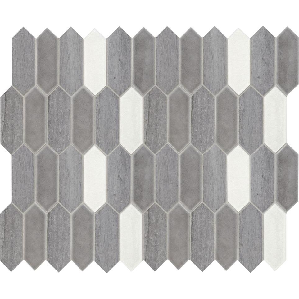 Mosaic Heather Harbor Blend Mix Gray Tile