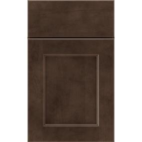 Square Buckboard Dark Finish Square Cabinets