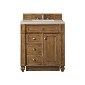 Base with Sink Top Saddle Brown Medium Finish Vanities