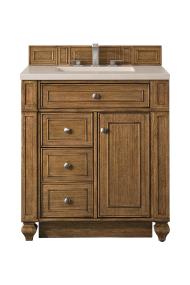 Base with Sink Top Saddle Brown Medium Finish Vanities