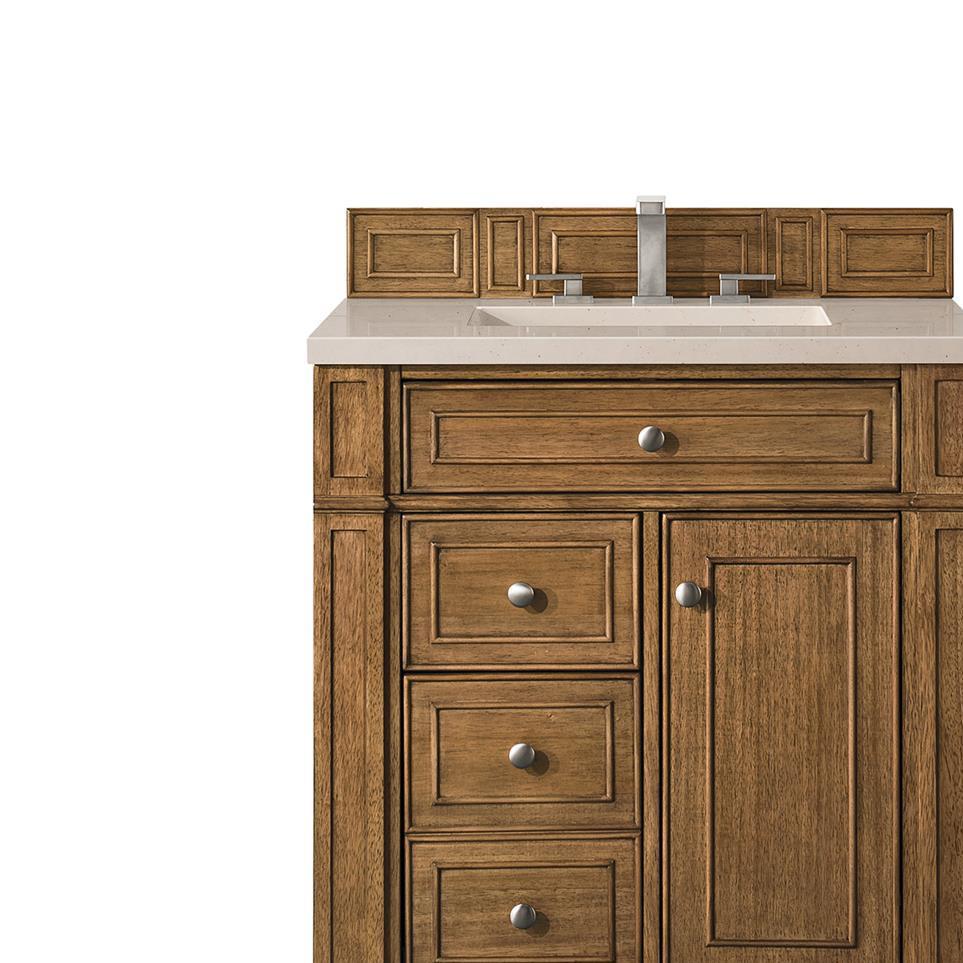 Base with Sink Top Saddle Brown Medium Finish Vanities