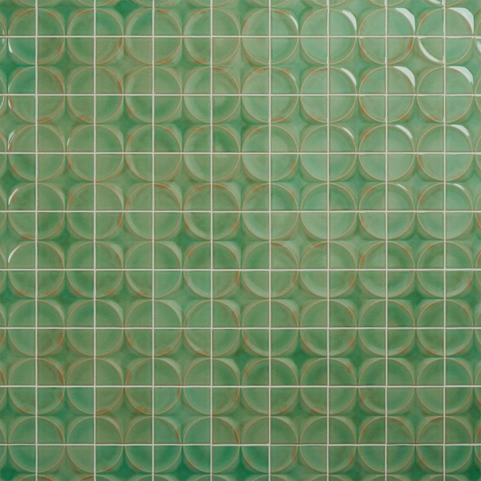 Daltile Ivy Glossy 4"x4" Ceramic Wall Tile Tile Ivy Glossy Green Tile