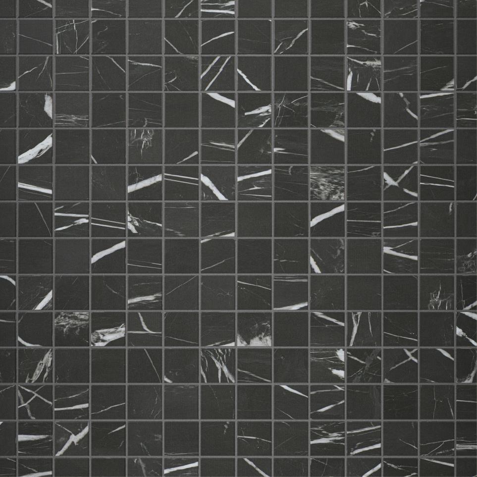 Mosaic Carbon Matte Black Tile