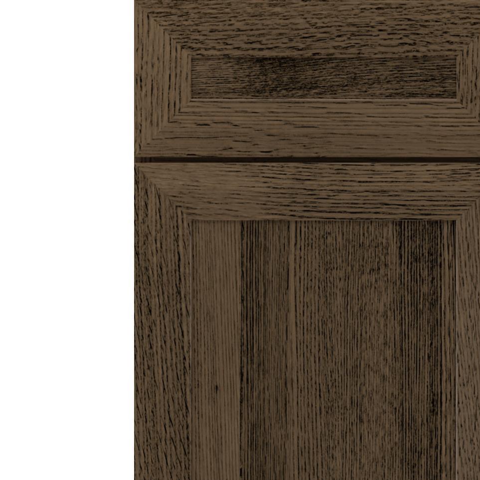 5 Piece Morel Roan Dark Finish 5 Piece Cabinets