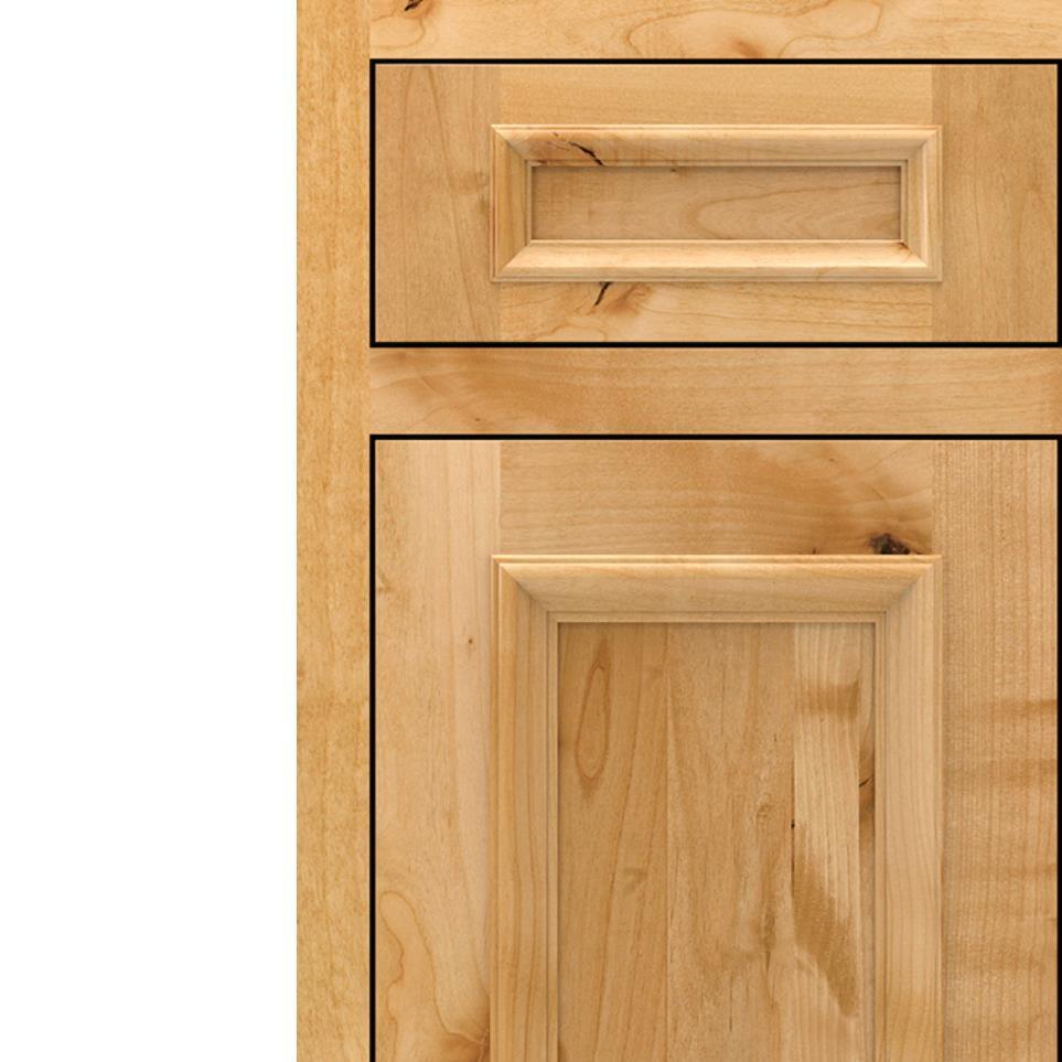 Inset Natural Light Finish Inset Cabinets