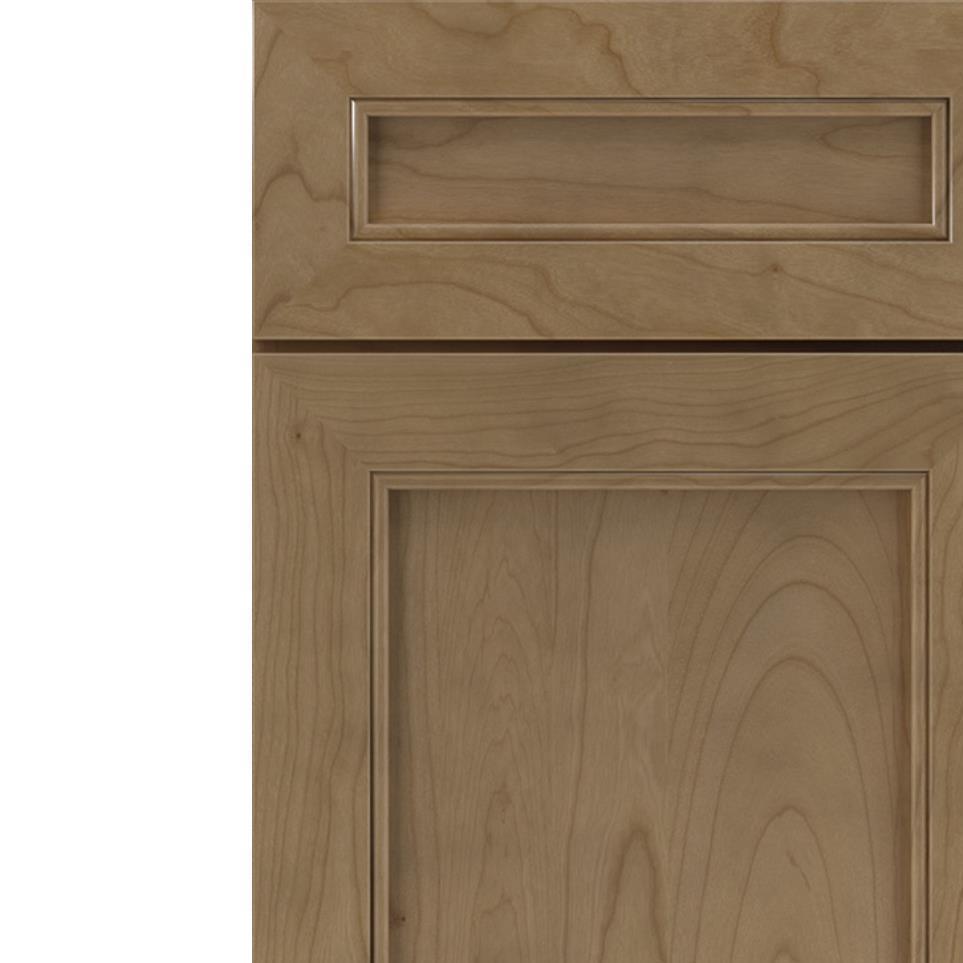 5 Piece Buckskin Medium Finish 5 Piece Cabinets