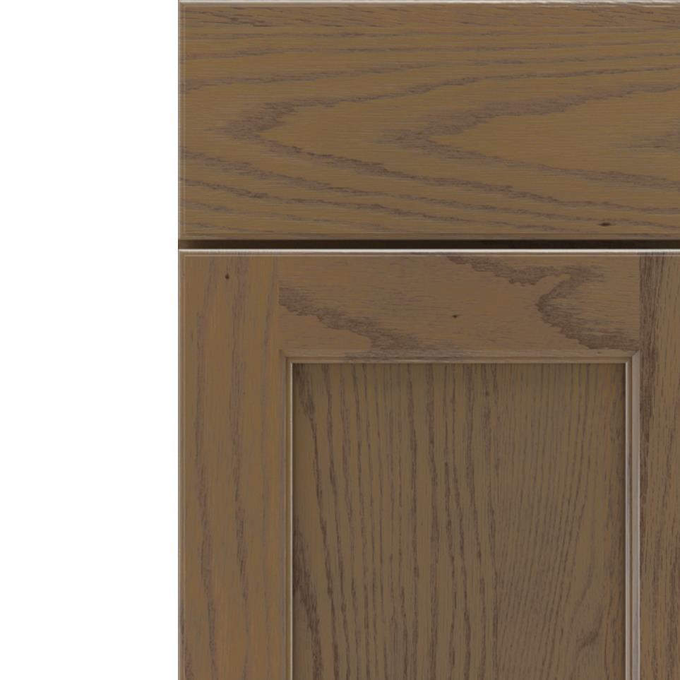 Square Morel Medium Finish Square Cabinets