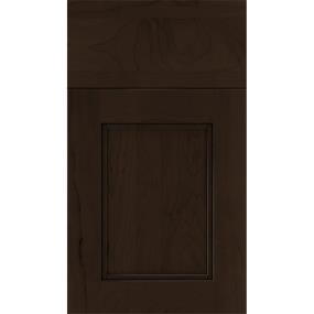 Square Cappuccino Black Glaze Glaze - Stain Square Cabinets
