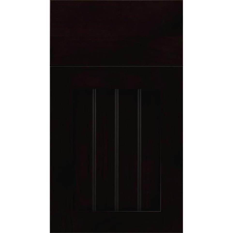 Square Espresso Black Glaze Glaze - Stain Square Cabinets