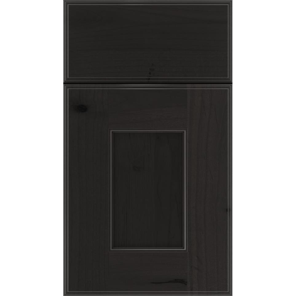 Square Charcoal Dark Finish Square Cabinets