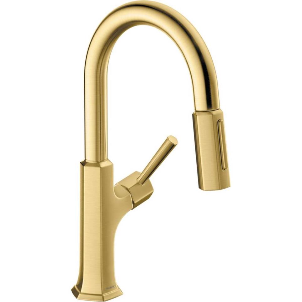 Kitchen Brushed Gold Optic Brass / Gold Faucets