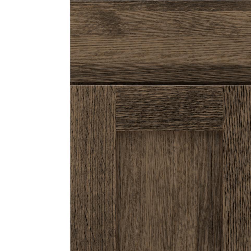 Square Gunny Relic Dark Finish Square Cabinets