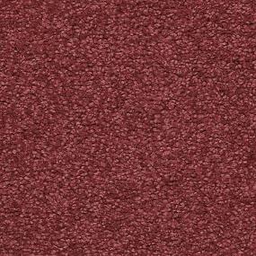 Textured Saxony Sunwashed Brick Red Carpet