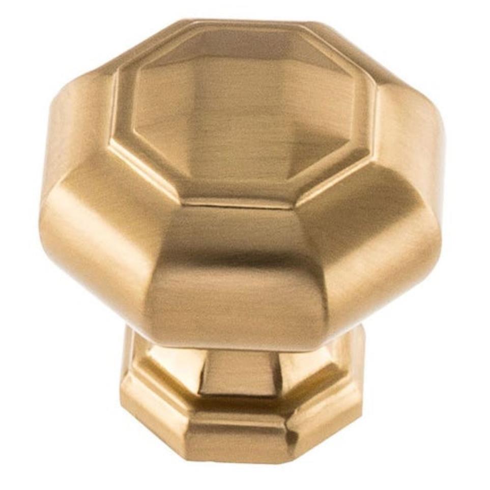 Knob Warm Brass Brass / Gold Knobs