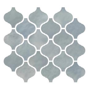 Mosaic Whimsy Glossy Blue Tile