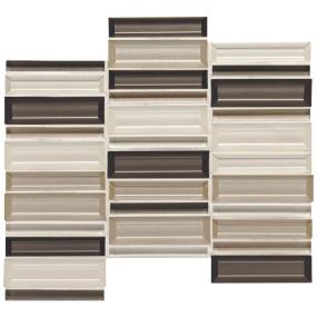 Mosaic Earth Tide Glass Brown Tile
