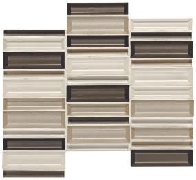 Mosaic Earth Tide Glass Brown Tile