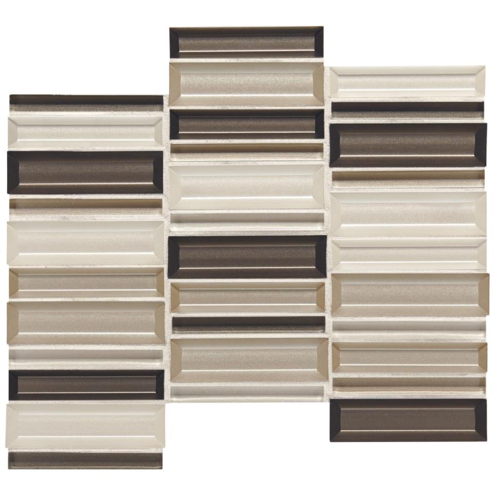 Mosaic Earth Tide Glass Brown Tile