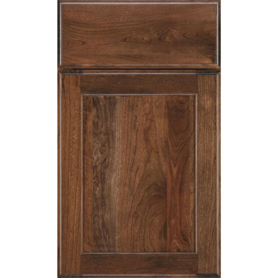 Square Mink Dark Finish Square Cabinets