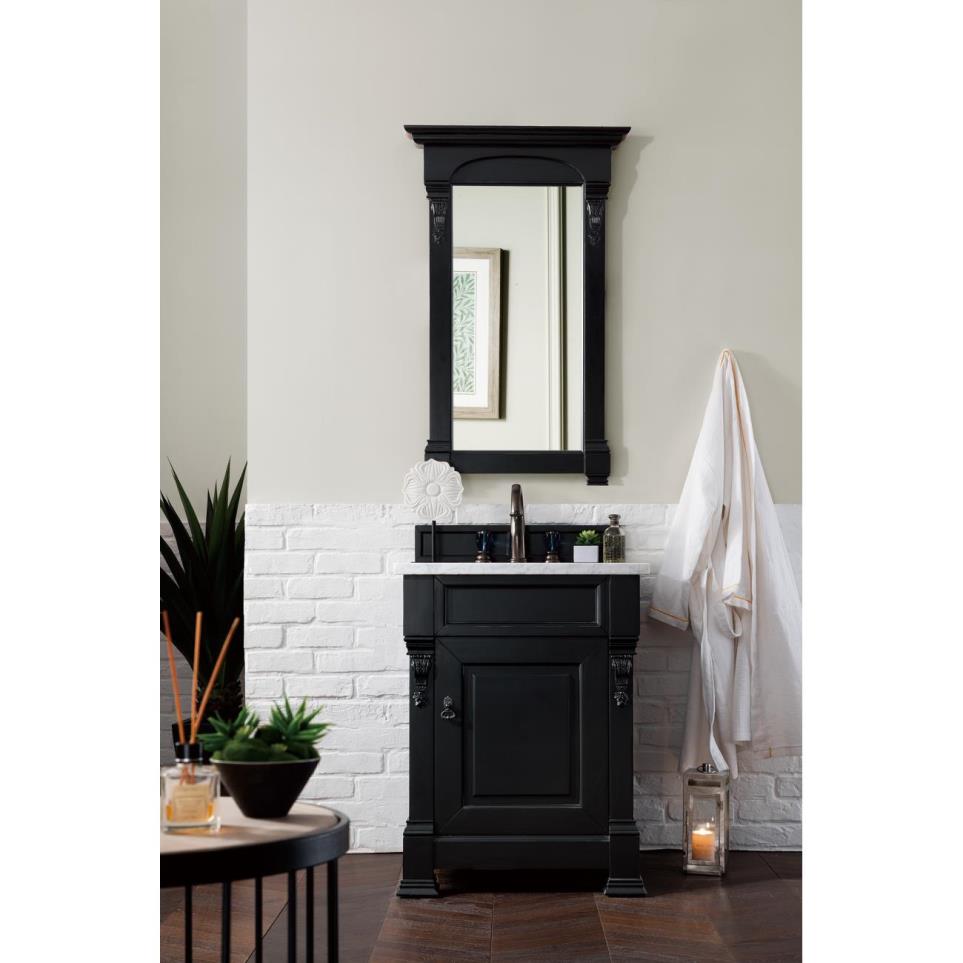 Base with Sink Top Antique Black Grey / Black Vanities