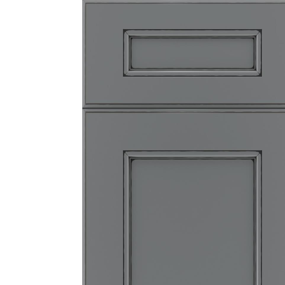 5 Piece Cloudburst Black Glaze Glaze - Paint 5 Piece Cabinets