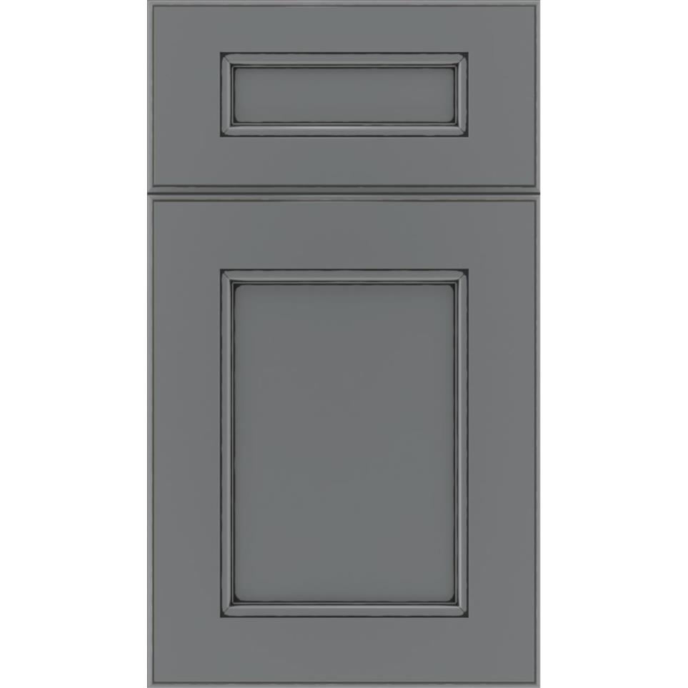 5 Piece Cloudburst Black Glaze Glaze - Paint 5 Piece Cabinets