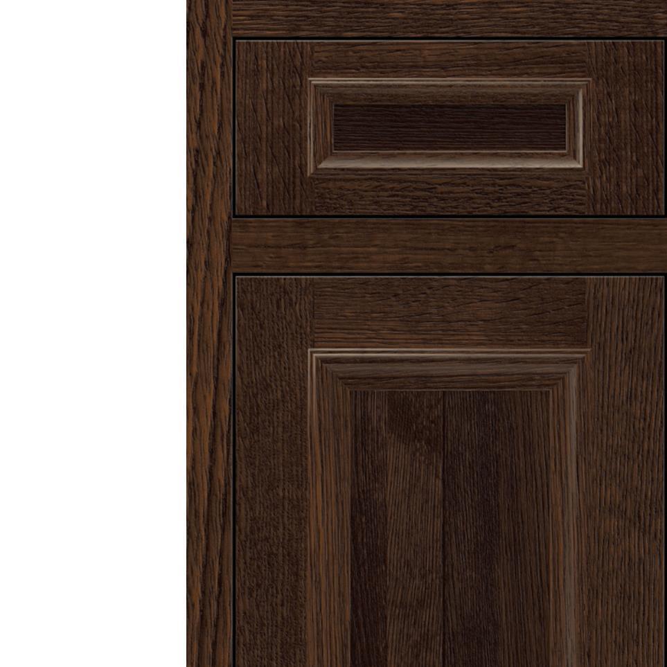 Square Bombay Dark Finish Square Cabinets