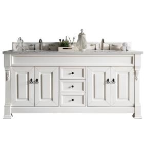 Base with Sink Top Bright White White Vanities