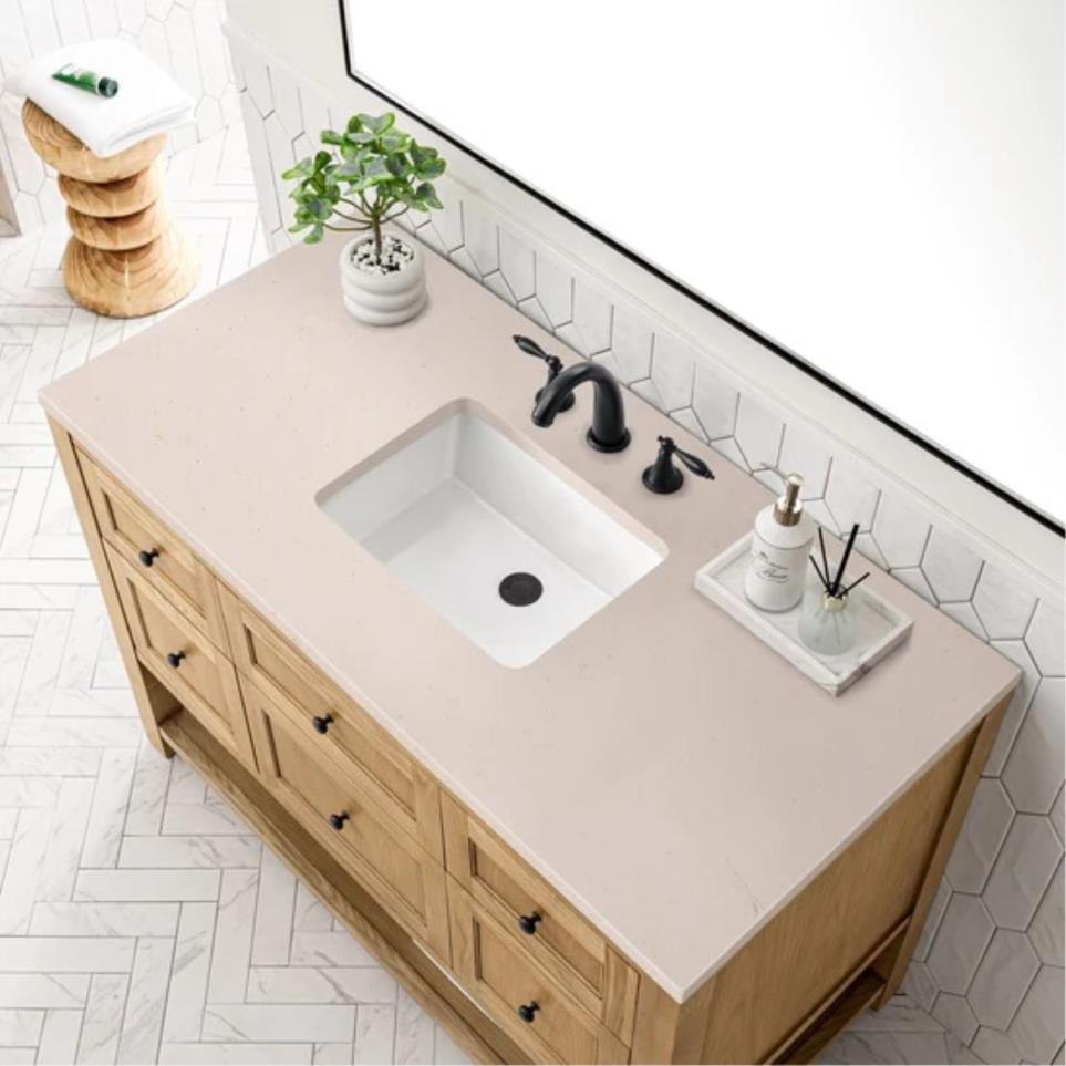 Base with Sink Top Light Oak Light Finish Vanities