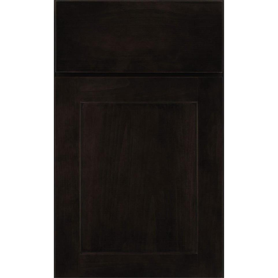 Square Chocolate Dark Finish Square Cabinets