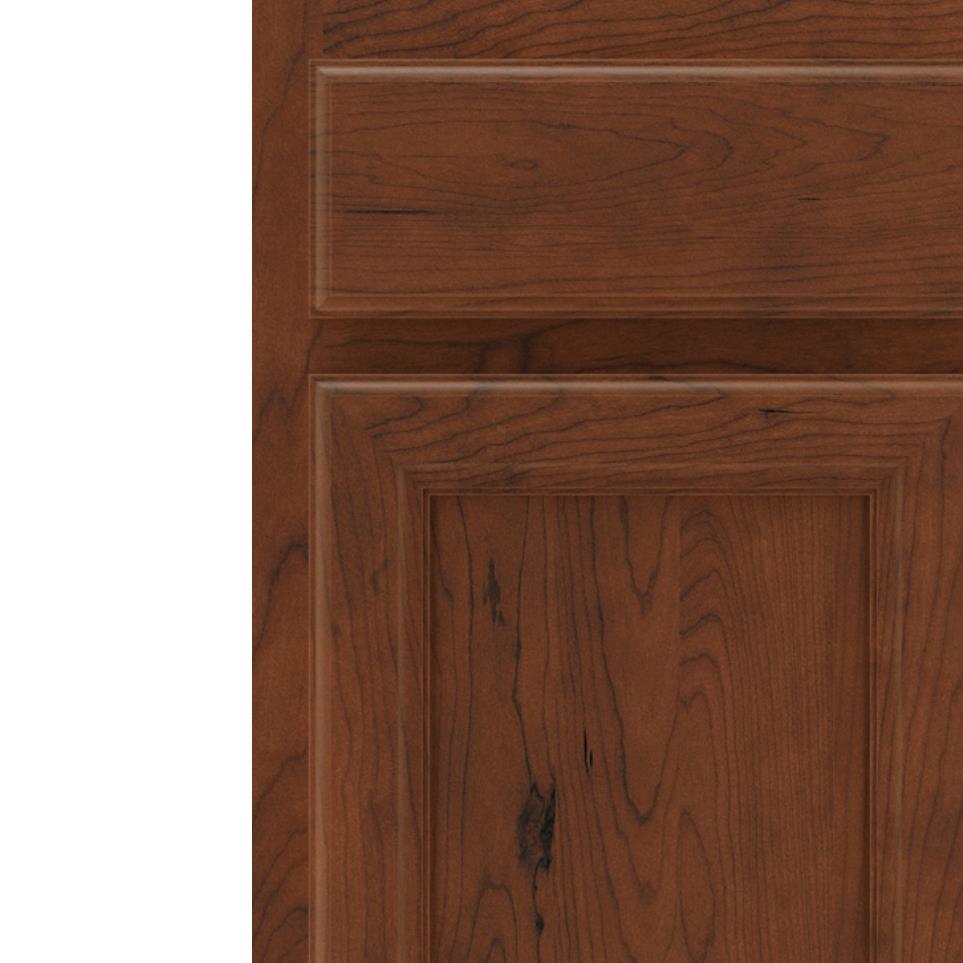 Square Tundra Dark Finish Square Cabinets