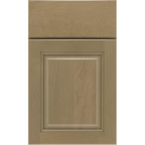Square Buckskin Medium Finish Square Cabinets