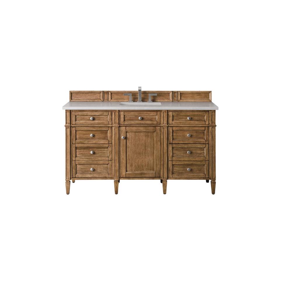 Base with Sink Top Saddle Brown Medium Finish Vanities