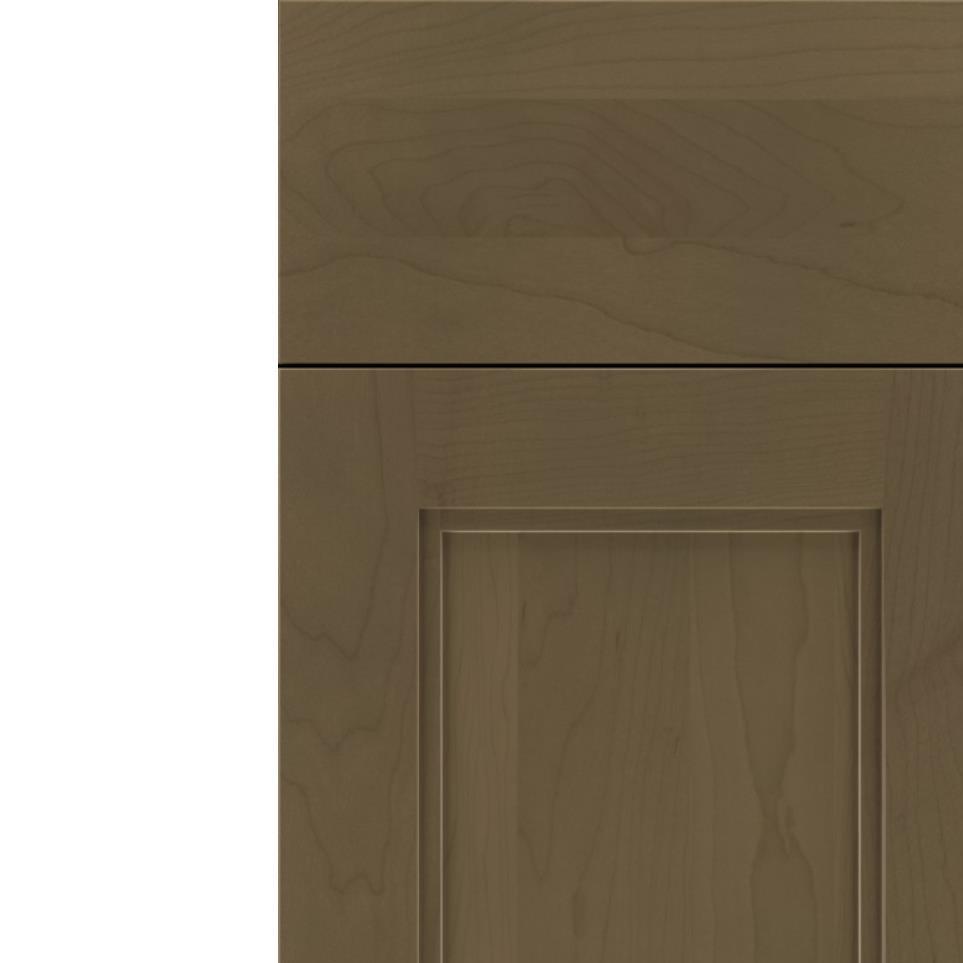 Square Cortado Medium Finish Square Cabinets