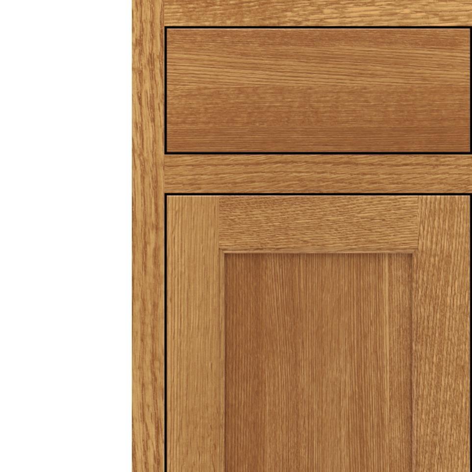 Square Wheatfield Light Finish Square Cabinets