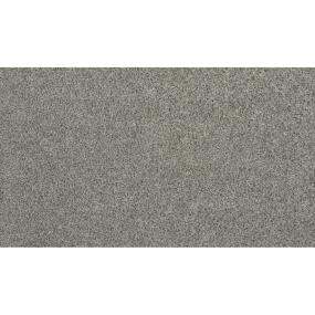 Textured Saxony Pace Gray Carpet