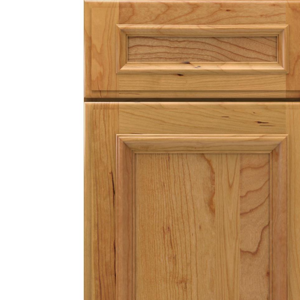 Square Natural Light Finish Square Cabinets