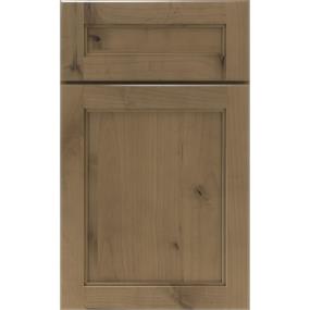 Square Buckskin Medium Finish Square Cabinets