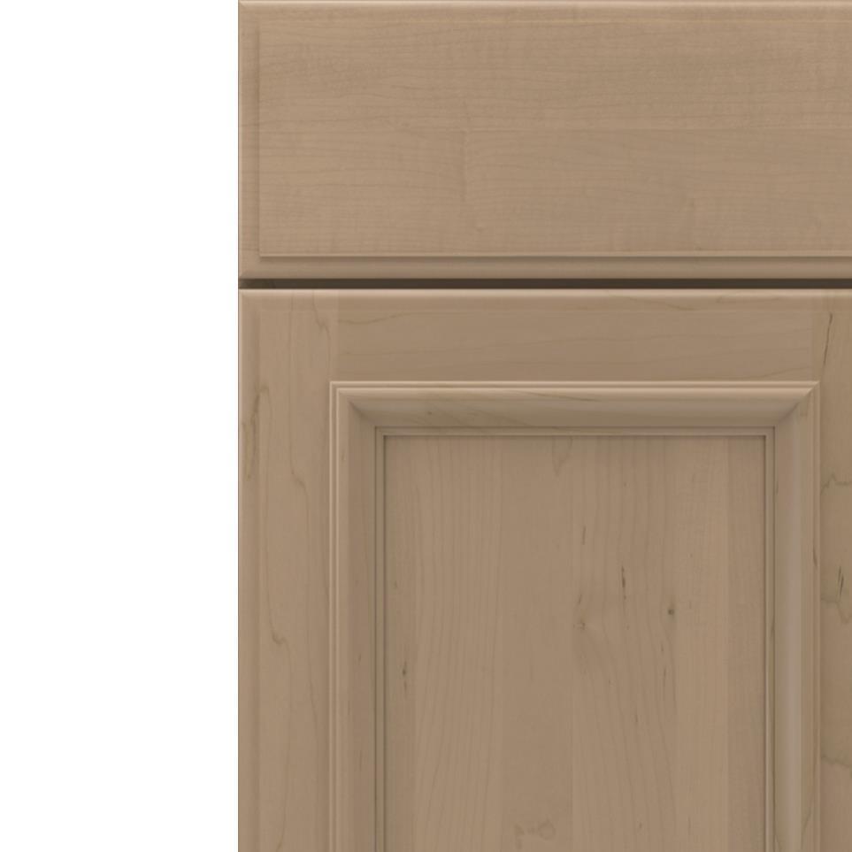 Square Boardwalk Light Finish Square Cabinets