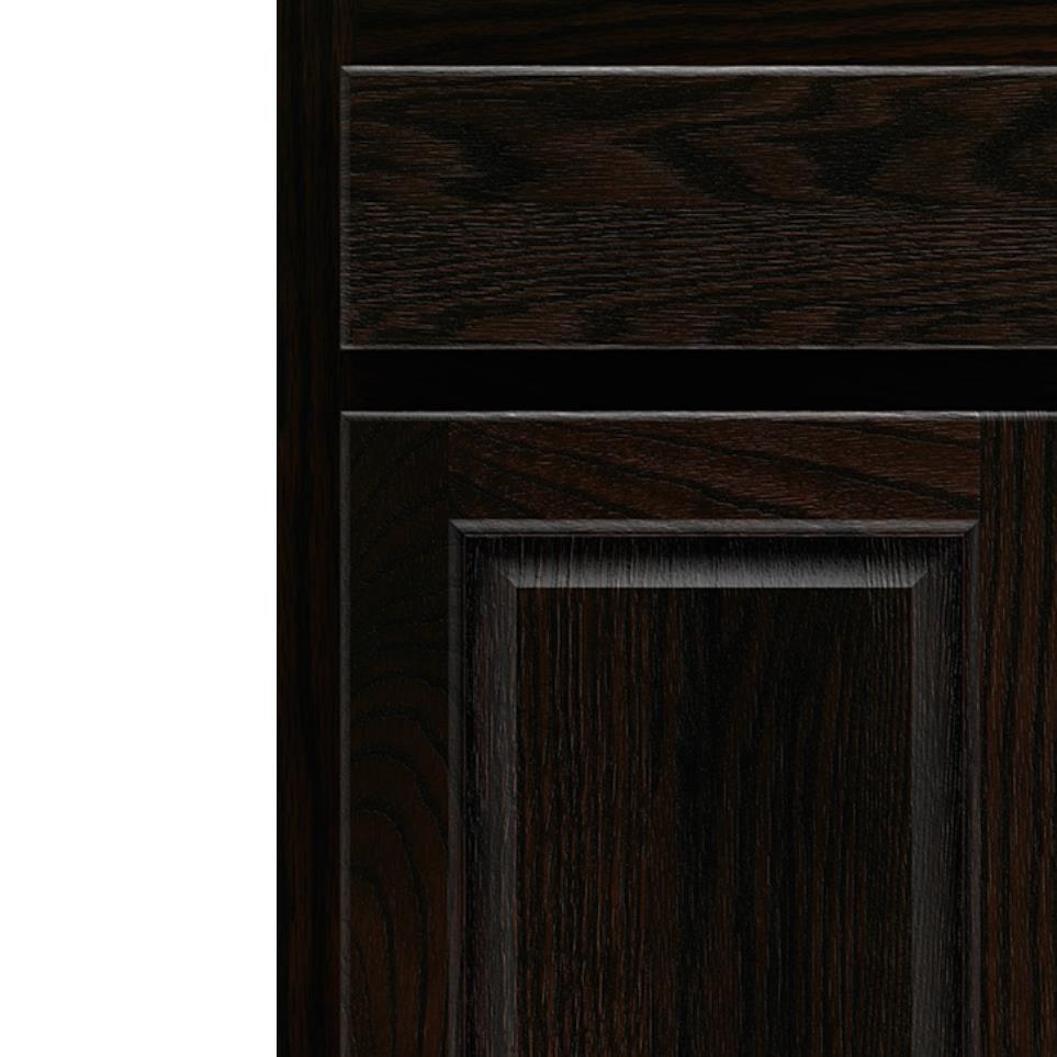 Square Chocolate Dark Finish Square Cabinets