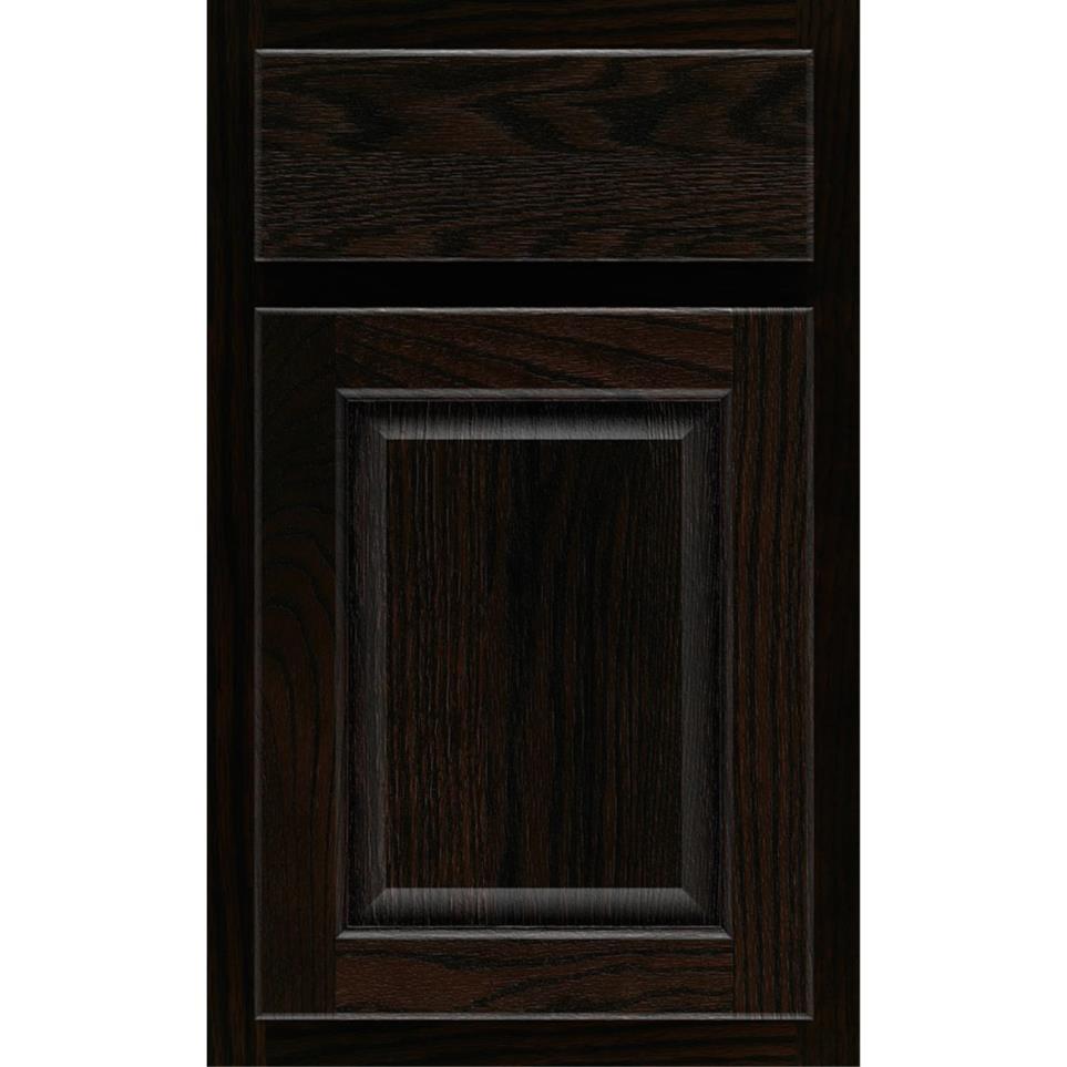 Square Chocolate Dark Finish Square Cabinets