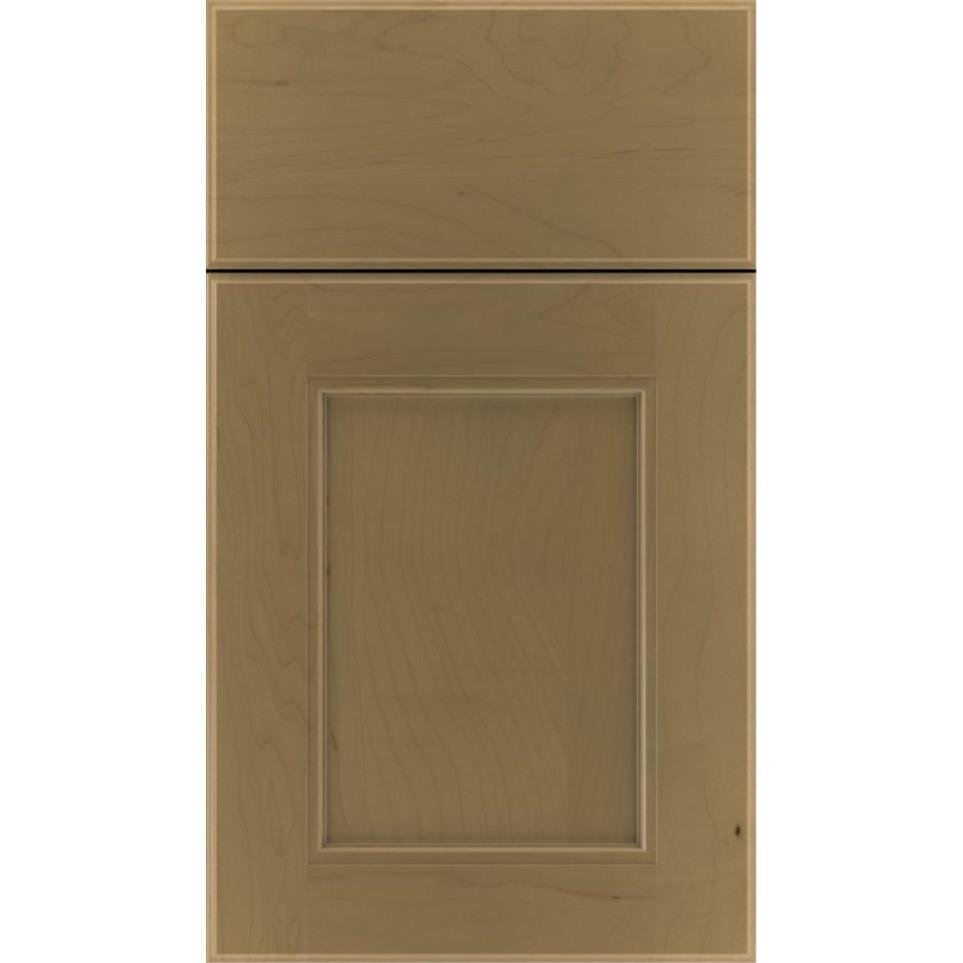 Square Frappe Medium Finish Square Cabinets