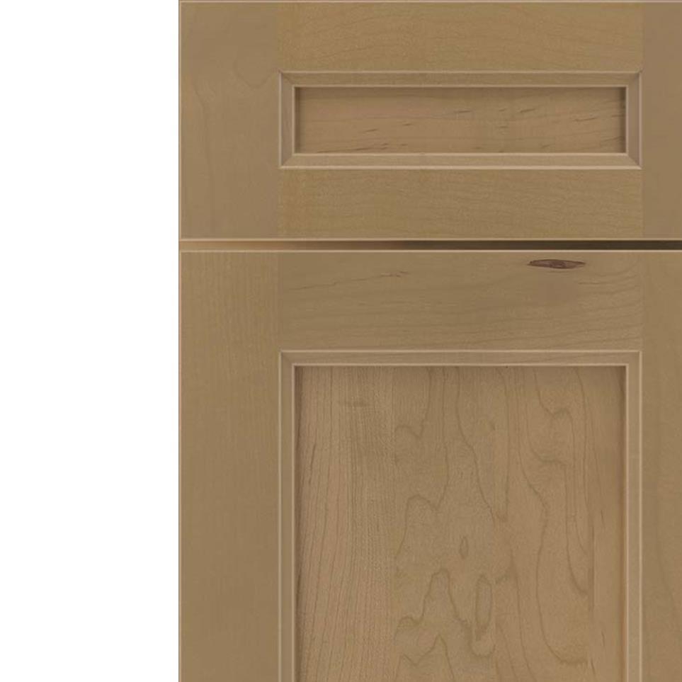 5 Piece Buckskin Medium Finish 5 Piece Cabinets