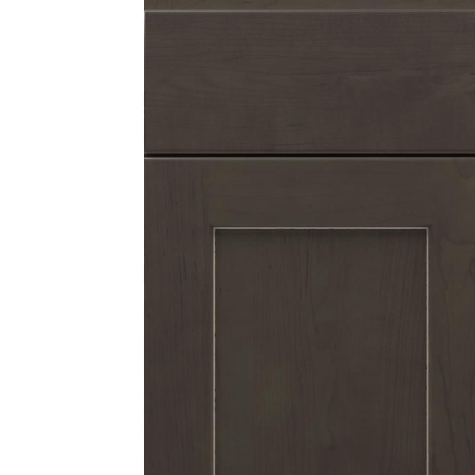 Square Derby Husk Dark Finish Square Cabinets